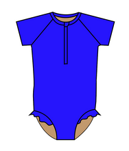 Load image into Gallery viewer, Swim Solids Swim Preorder Frilly One Piece Rashguard Suit