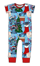 Load image into Gallery viewer, Christmas Chaos Bennett Pants and Shorts Length T-Shirt Romper