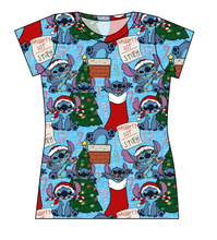 Load image into Gallery viewer, Christmas Chaos Ladies' Basic Tee