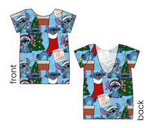 Load image into Gallery viewer, Christmas Chaos Low Back Ballerina Tee