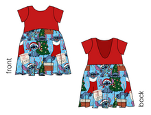 Load image into Gallery viewer, Christmas Chaos Low Back Dress