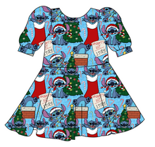 Load image into Gallery viewer, Christmas Chaos Prairie Dress