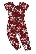 Load image into Gallery viewer, Elf Stars Kids Ivy Pants Length Romper