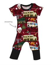 Load image into Gallery viewer, Family Christmas Grow With Me Pants And Shorts Romper