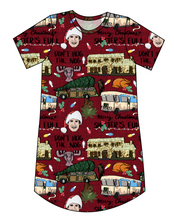 Load image into Gallery viewer, Family Christmas Ladies' T-Shirt Dress