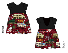 Load image into Gallery viewer, Family Christmas Low Back Dress
