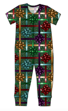 Load image into Gallery viewer, Gift Bows Ladies T-Shirt Romper