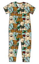 Load image into Gallery viewer, Holiday Teddies Ladies T-Shirt Romper