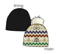 Load image into Gallery viewer, Snitchmas Slouchy Beanie (Reversible!)