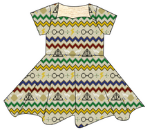 Load image into Gallery viewer, Snitchmas Sweetheart Twirly Dress