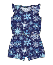 Load image into Gallery viewer, Sparkling Snow Ivy Summer Romper