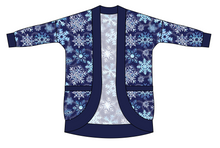 Load image into Gallery viewer, Sparkling Snow Kids Cocoon Cardigan