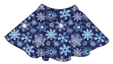 Load image into Gallery viewer, Sparkling Snow Ladies' Circle Skirt