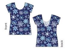 Load image into Gallery viewer, Sparkling Snow Ladies' Low Back Ballerina Tee