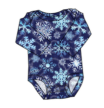 Load image into Gallery viewer, Sparkling Snow Lap Neck Bodysuit