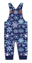 Load image into Gallery viewer, Sparkling Snow Overalls and Shortalls