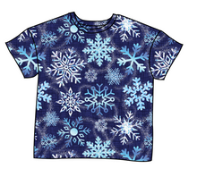 Load image into Gallery viewer, Sparkling Snow Oversized Tee