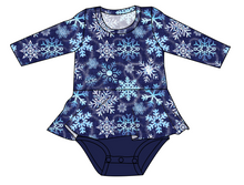Load image into Gallery viewer, Sparkling Snow Peplum Top