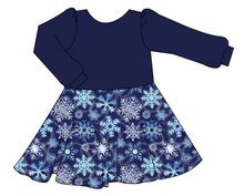 Load image into Gallery viewer, Sparkling Snow Prairie Dress