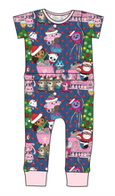 Load image into Gallery viewer, Whisker Wonderland Bennett Pants and Shorts Length T-Shirt Romper