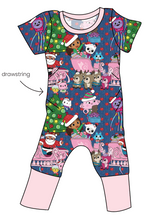 Load image into Gallery viewer, Whisker Wonderland Grow With Me Pants And Shorts Romper