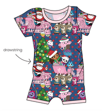Load image into Gallery viewer, Whisker Wonderland Grow With Me Pants And Shorts Romper