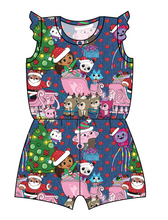 Load image into Gallery viewer, Whisker Wonderland Ivy Summer Romper
