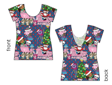 Load image into Gallery viewer, Whisker Wonderland Ladies' Low Back Ballerina Tee
