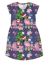 Load image into Gallery viewer, Whisker Wonderland Ladies' Play Dress