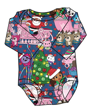 Load image into Gallery viewer, Whisker Wonderland Lap Neck Bodysuit