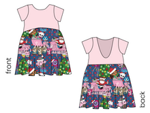 Load image into Gallery viewer, Whisker Wonderland Low Back Dress
