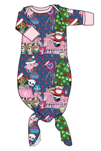 Load image into Gallery viewer, Whisker Wonderland Newborn Knotted Gown