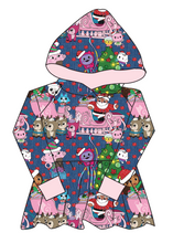 Load image into Gallery viewer, Whisker Wonderland Peplum Hoodie (or Crewneck)