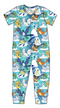 Load image into Gallery viewer, Poke Fun In The Snow Ladies T-Shirt Romper