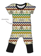 Load image into Gallery viewer, Snitchmas Grow With Me Pants And Shorts Romper