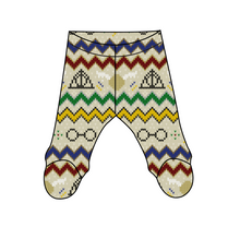 Load image into Gallery viewer, Snitchmas Newborn Footed Pants
