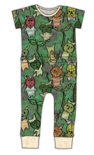Load image into Gallery viewer, Korok Forest Bennett Pants and Shorts Length T-Shirt Romper