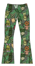 Load image into Gallery viewer, Korok Forest Kids Flared Leggings