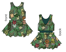 Load image into Gallery viewer, Korok Forest Kids Playsuit