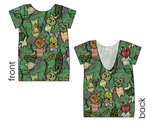 Load image into Gallery viewer, Korok Forest Low Back Ballerina Tee