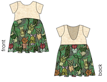 Load image into Gallery viewer, Korok Forest Low Back Dress