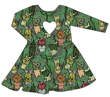 Load image into Gallery viewer, Korok Forest Molly Heart Back Twirly Dress