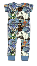 Load image into Gallery viewer, Bending Air Bennett Pants and Shorts Length T-Shirt Romper
