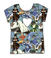 Load image into Gallery viewer, Bending Air Cambria Heart Back Tee