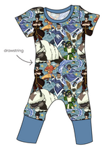Load image into Gallery viewer, Bending Air Grow With Me Pants And Shorts Romper