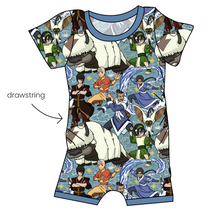 Load image into Gallery viewer, Bending Air Grow With Me Pants And Shorts Romper