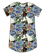 Load image into Gallery viewer, Bending Air Ladies' T-Shirt Dress