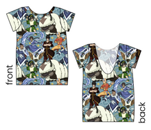 Load image into Gallery viewer, Bending Air Low Back Ballerina Tee