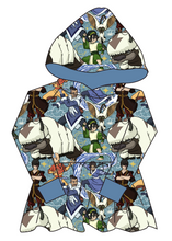 Load image into Gallery viewer, Bending Air Peplum Hoodie (or Crewneck)
