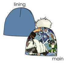 Load image into Gallery viewer, Bending Air Slouchy Beanie (Reversible!)